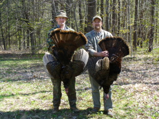 Tom on left 20lbs. Tom on right 19lbs.